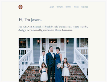 Tablet Screenshot of jasonvanlue.com